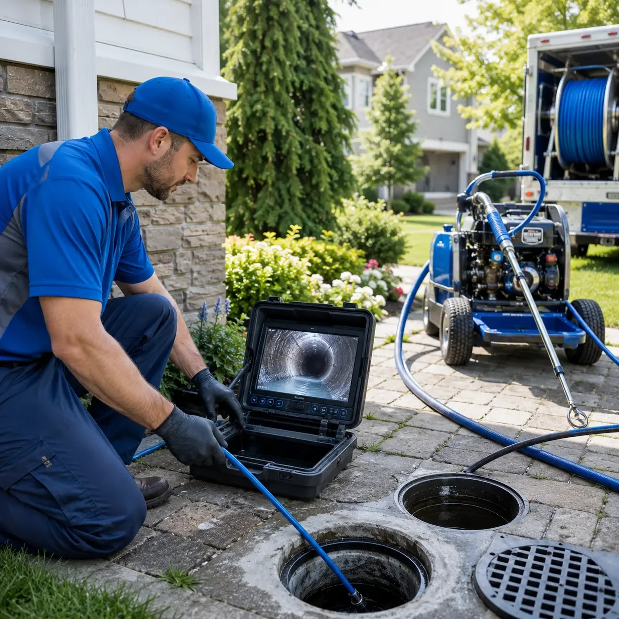Outdoor drain cleaning professionals serving Lake Hiawatha, NJ